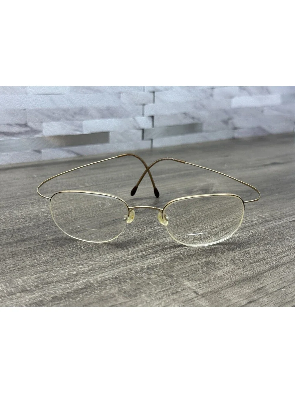 Silhouette Eyeglasses Gold M 7484 6081 Semi Rimless Frames 49[]21-150 Austria